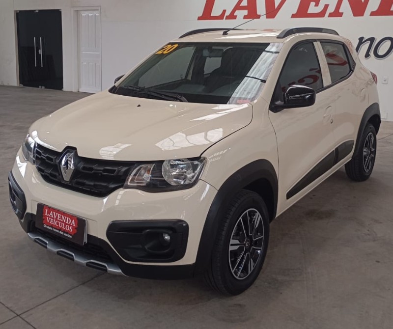 RENAULT KWID OUTSIDER 1.0 12V 2019/2020 LAVENDA VEÍCULOS ARROIO DO MEIO / Carros no Vale