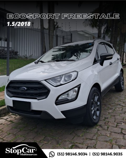 FORD ECOSPORT 1.5 FREESTYLE 2018/2018 STOPCAR MULTIMARCAS ESTRELA / Carros no Vale