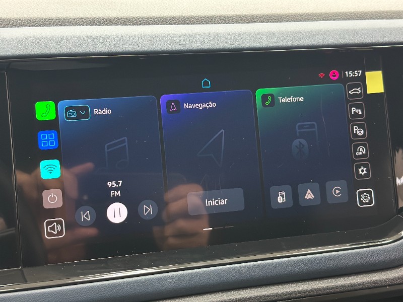 VOLKSWAGEN NIVUS HIGHLINE 1.0 200 TSI FLEX AUT. 2024/2025 MAIS FÁCIL VEÍCULOS SANTA CRUZ DO SUL / Carros no Vale