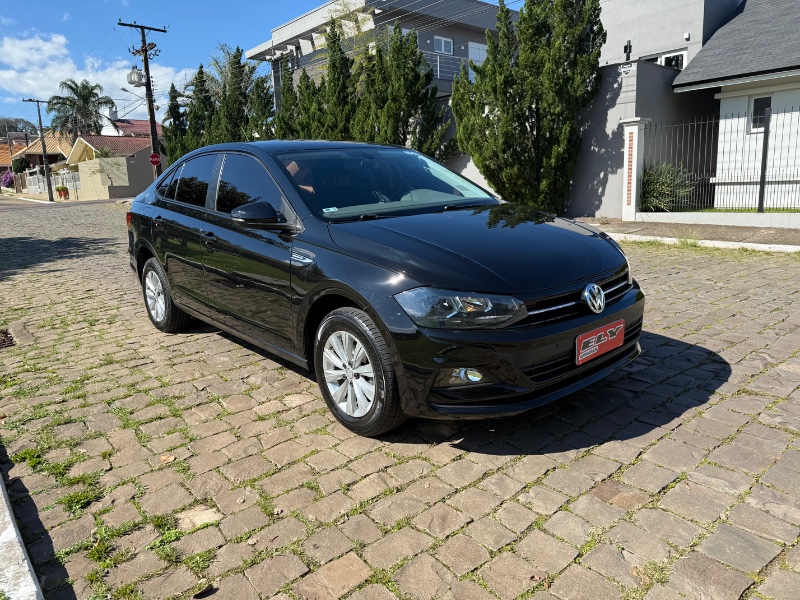 VOLKSWAGEN VIRTUS 1.0 200 TSI COMFORTLINE AUTOMATICO 2018/2018 ELY AUTOMÓVEIS LAJEADO / Carros no Vale