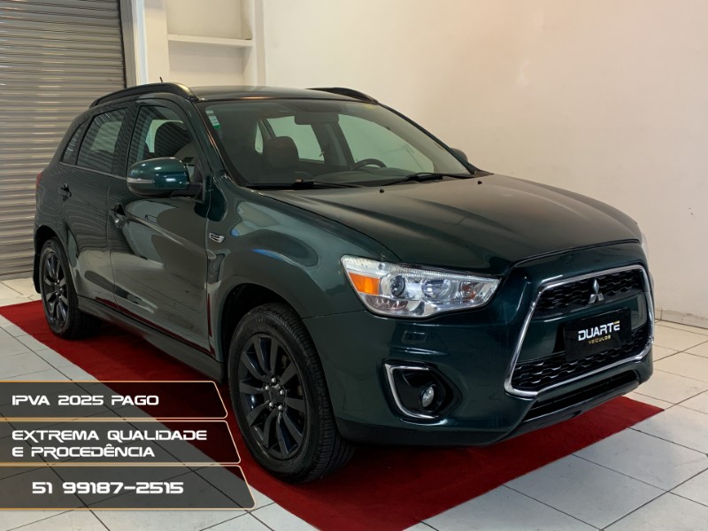 MITSUBISHI ASX 2.0 4X4 AWD 16V GASOLINA 4P AUTOMÁTICO 2015/2016 DUARTE VEÍCULOS PORTO ALEGRE / Carros no Vale