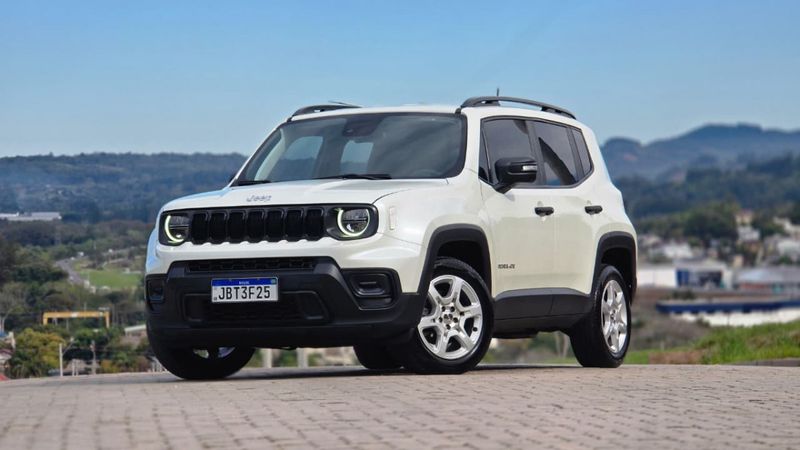Jeep Renegade Sport T270 1.3 TB 4×2 2022/2023 AUTO NÍVEL VEÍCULOS SANTA CRUZ DO SUL / Carros no Vale