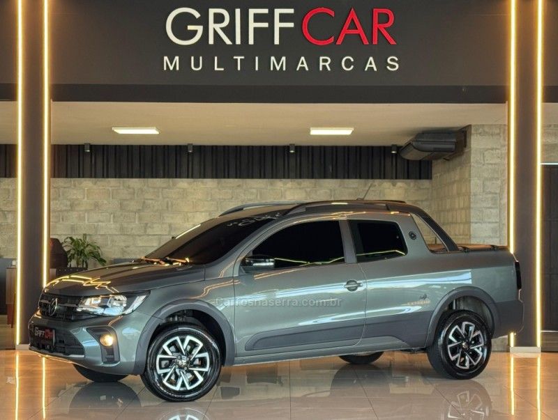 VOLKSWAGEN SAVEIRO 1.6 MSI EXTREME CD 16V 2024/2025 GRIFFCAR MULTIMARCAS DOIS IRMÃOS / Carros no Vale