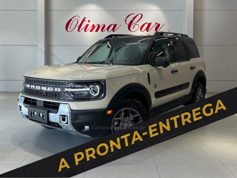 FORD BRONCO 2.0 SPORT BADLANDS 16V 2025/2025 ÓTIMA CAR FLORES DA CUNHA / Carros no Vale FORD BRONCO 2.0 SPORT BADLANDS 16V 2025/2025 ÓTIMA CAR FLORES DA CUNHA / Carros no Vale