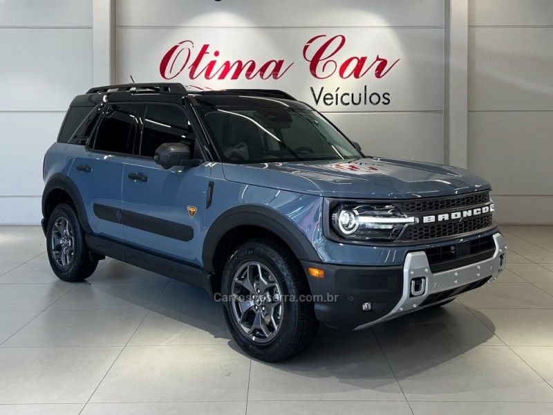 FORD BRONCO 2.0 SPORT BADLANDS 16V 2025/2025 ÓTIMA CAR FLORES DA CUNHA / Carros no Vale FORD BRONCO 2.0 SPORT BADLANDS 16V 2025/2025 ÓTIMA CAR FLORES DA CUNHA / Carros no Vale