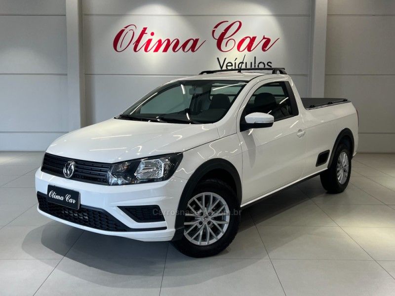 VOLKSWAGEN SAVEIRO 1.6 MI TRENDLINE CS 8V 2019/2019 ÓTIMA CAR FLORES DA CUNHA / Carros no Vale