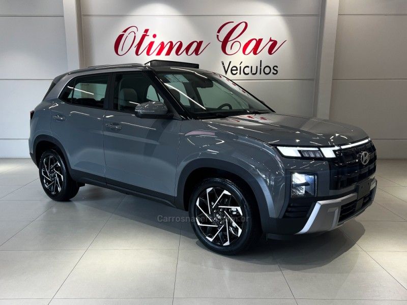 HYUNDAI CRETA 1.6 16V TGDI ULTIMATE GAMMA 2025/2026 ÓTIMA CAR FLORES DA CUNHA / Carros no Vale