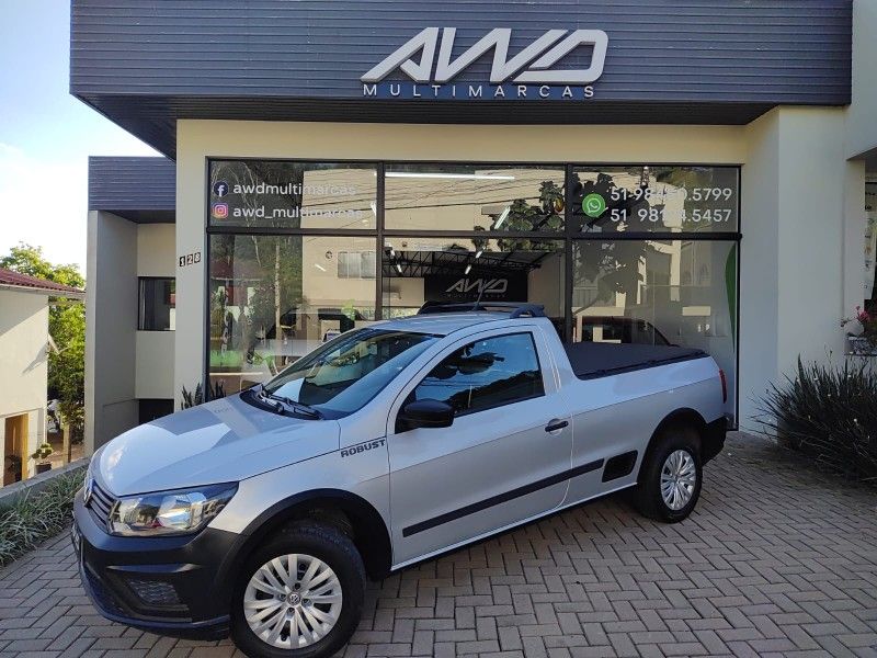 VOLKSWAGEN SAVEIRO 1.6 MSI ROBUST CS 8V 2019/2019 AWD MULTIMARCAS LAJEADO / Carros no Vale