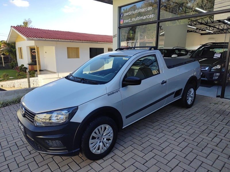VOLKSWAGEN SAVEIRO 1.6 MSI ROBUST CS 8V 2019/2019 AWD MULTIMARCAS LAJEADO / Carros no Vale
