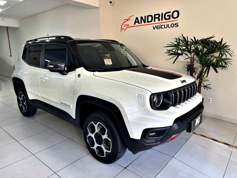 JEEP RENEGADE 1.3 TRAILHAWK T270 16V TURBO 4×4 2024/2025 ANDRIGO VEÍCULOS CAXIAS DO SUL / Carros no Vale