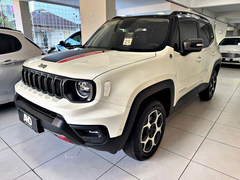 JEEP RENEGADE 1.3 TRAILHAWK T270 16V TURBO 4×4 2024/2025 ANDRIGO VEÍCULOS CAXIAS DO SUL / Carros no Vale