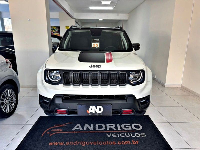 JEEP RENEGADE 1.3 TRAILHAWK T270 16V TURBO 4×4 2024/2025 ANDRIGO VEÍCULOS CAXIAS DO SUL / Carros no Vale