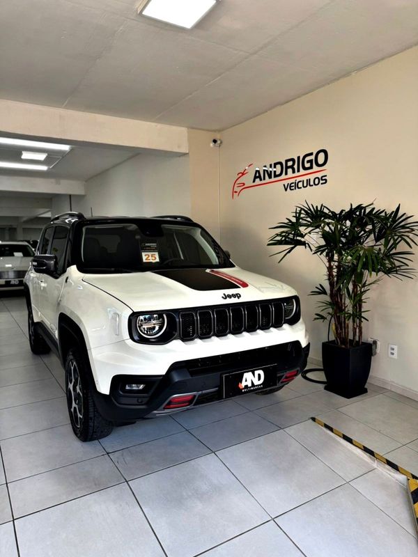 JEEP RENEGADE 1.3 TRAILHAWK T270 16V TURBO 4×4 2024/2025 ANDRIGO VEÍCULOS CAXIAS DO SUL / Carros no Vale