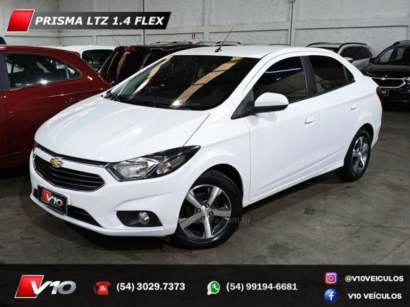 CHEVROLET PRISMA 1.4 MPFI LTZ 8V 2017/2017 V10 VEÍCULOS CAXIAS DO SUL / Carros no Vale