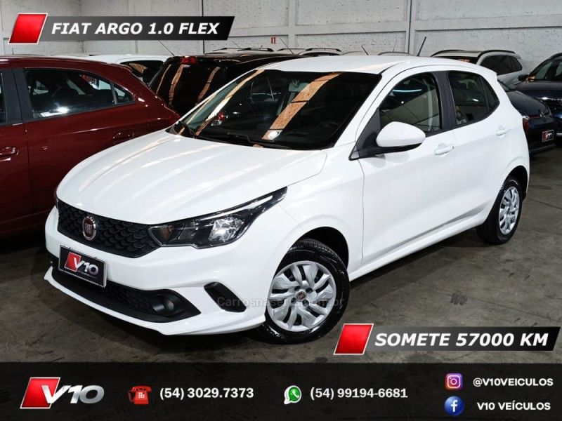FIAT ARGO 1.0 FIREFLY 2018/2018 V10 VEÍCULOS CAXIAS DO SUL / Carros no Vale