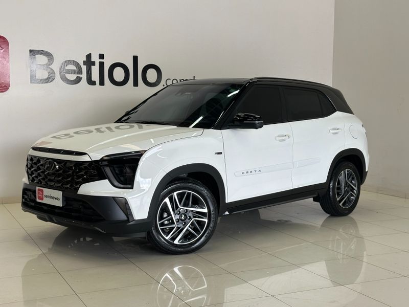 Hyundai CRETA 1.0 TGDI FLEX N LINE AUTOMÁTICO 2023/2024 BETIOLO NOVOS E SEMINOVOS LAJEADO / Carros no Vale
