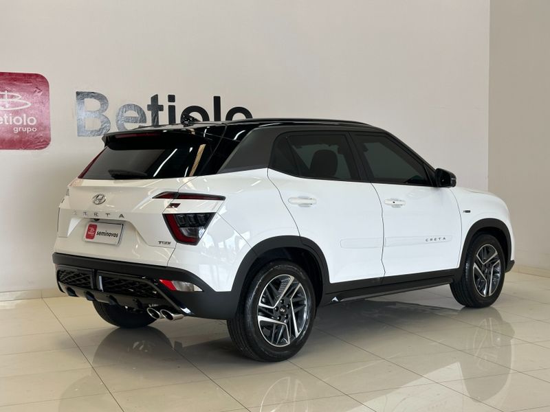 Hyundai CRETA 1.0 TGDI FLEX N LINE AUTOMÁTICO 2023/2024 BETIOLO NOVOS E SEMINOVOS LAJEADO / Carros no Vale