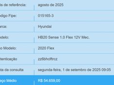 Hyundai HB20 1.0 12V FLEX SENSE MANUAL 2019/2020 BETIOLO NOVOS E SEMINOVOS LAJEADO / Carros no Vale