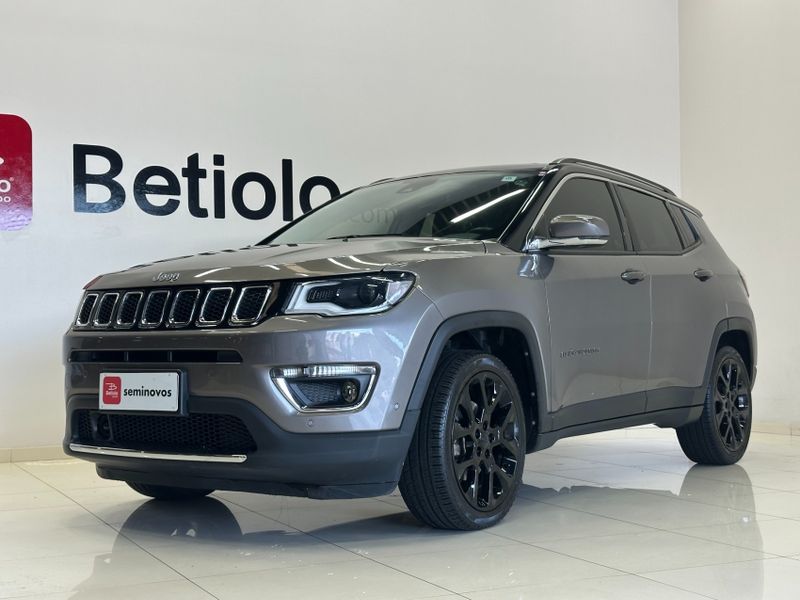 JEEP COMPASS 2.0 16V FLEX LIMITED AUTOMÁTICO 2021/2021 BETIOLO NOVOS E SEMINOVOS LAJEADO / Carros no Vale