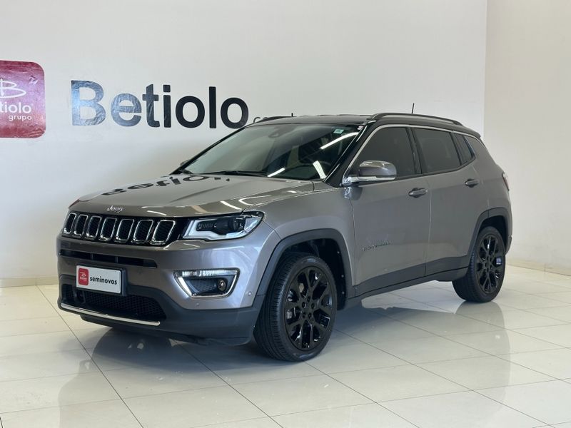 JEEP COMPASS 2.0 16V FLEX LIMITED AUTOMÁTICO 2021/2021 BETIOLO NOVOS E SEMINOVOS LAJEADO / Carros no Vale