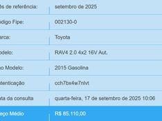Toyota RAV4 2.0 4X2 16V GASOLINA 4P AUTOMÁTICO 2015/2015 BETIOLO NOVOS E SEMINOVOS LAJEADO / Carros no Vale