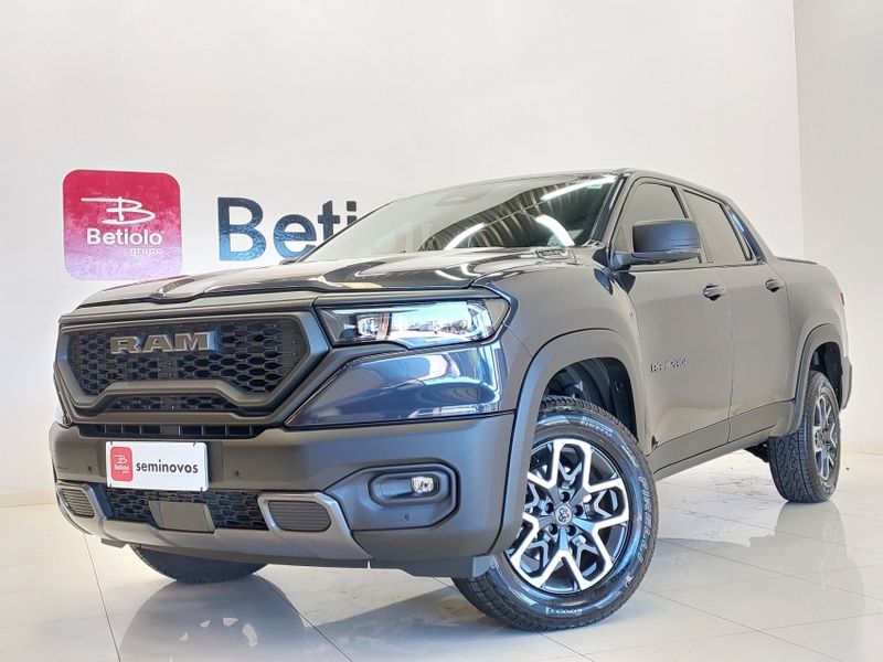 Ram RAMPAGE 2.0 TURBO DIESEL REBEL 4X4 AUTOMÁTICO 2024/2024 BETIOLO NOVOS E SEMINOVOS LAJEADO / Carros no Vale