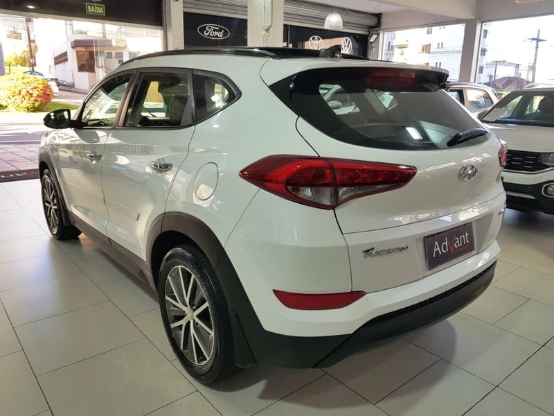 Hyundai TUCSON 1.6 16V T-GDI GASOLINA GLS ECOSHIFT 2017/2018 ADVANT AUTOMÓVEIS CAXIAS DO SUL / Carros no Vale
