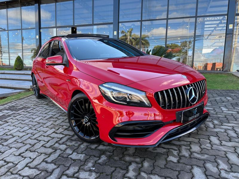 Mercedes-Benz Classe A 45 AMG 4MATIC 2.0 Turbo Aut. 2016/2017 CONCEPT MOTORS PASSO FUNDO / Carros no Vale
