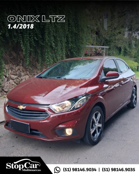 CHEVROLET ONIX 1.4 LTZ AUT. 2018/2018 STOPCAR MULTIMARCAS ESTRELA / Carros no Vale