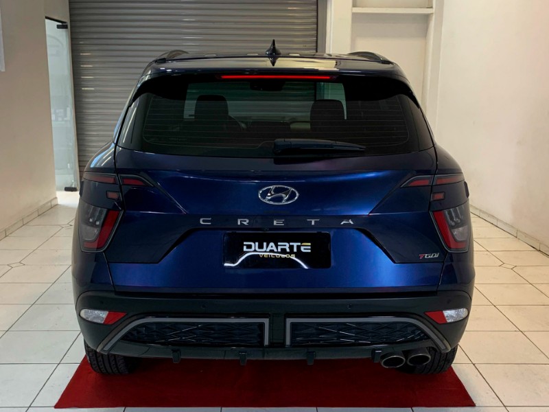 HYUNDAI CRETA 1.0 TGDI FLEX N LINE AUTOMÁTICO 2022/2023 DUARTE VEÍCULOS PORTO ALEGRE / Carros no Vale