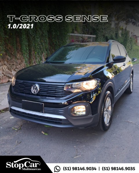 VOLKSWAGEN T-CROSS 1.0 200 TSI SENSE 2021/2021 STOPCAR MULTIMARCAS ESTRELA / Carros no Vale