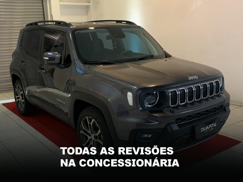 JEEP RENEGADE 1.3 LONGITUDE T270 TURBO 2022/2022 DUARTE VEÍCULOS PORTO ALEGRE / Carros no Vale