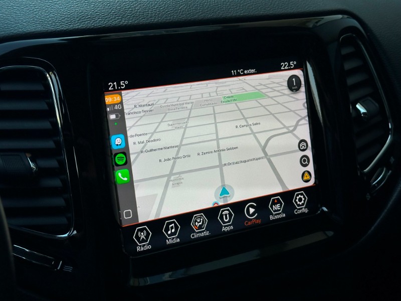 JEEP COMPASS LIMITED 2.0 16V FLEX 2020/2021 SÉTIMA VEÍCULOS GUAPORÉ / Carros no Vale