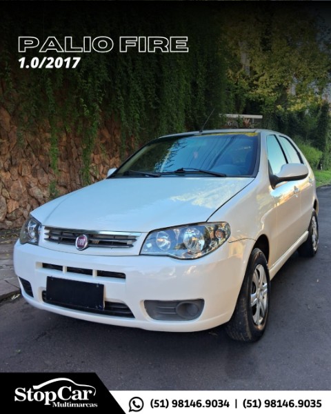 FIAT PALIO 1.0 FIRE 2017/2017 STOPCAR MULTIMARCAS ESTRELA / Carros no Vale