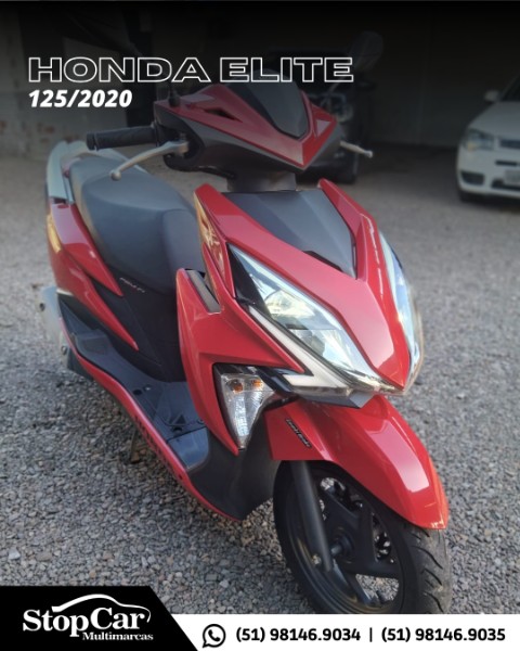 HONDA ELITE 125 2020/2020 STOPCAR MULTIMARCAS ESTRELA / Carros no Vale