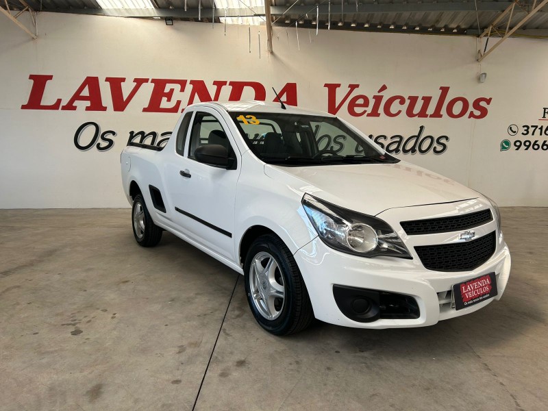 CHEVROLET MONTANA LS 1.4 ECONOFLEX 8V 2P 2012/2013 LAVENDA VEÍCULOS ARROIO DO MEIO / Carros no Vale