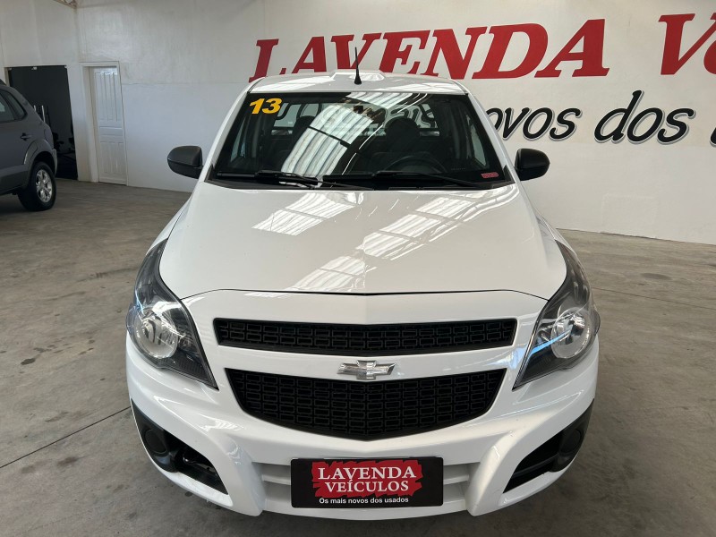 CHEVROLET MONTANA LS 1.4 ECONOFLEX 8V 2P 2012/2013 LAVENDA VEÍCULOS ARROIO DO MEIO / Carros no Vale
