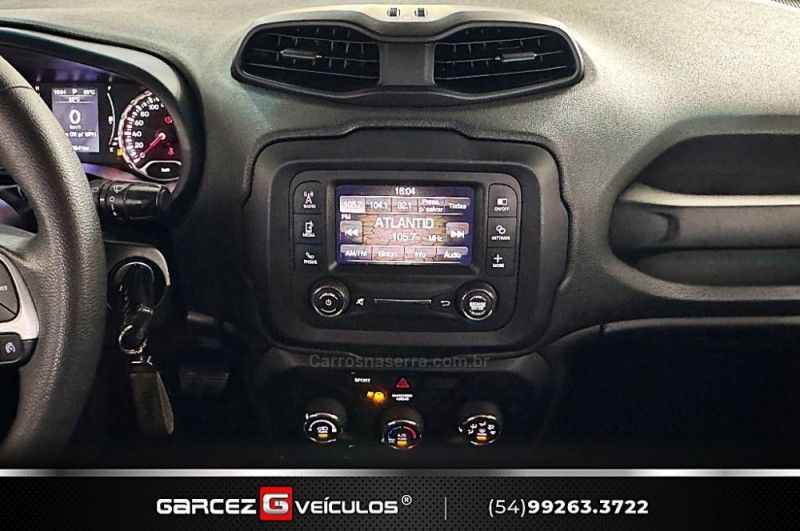 JEEP RENEGADE 1.8 16V SPORT 2019/2020 GARCEZ VEÍCULOS BENTO GONÇALVES / Carros no Vale