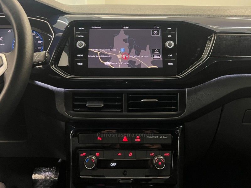 VOLKSWAGEN T-CROSS 1.0 COMFORTLINE TSI 2021/2022 ÓTIMA CAR FLORES DA CUNHA / Carros no Vale