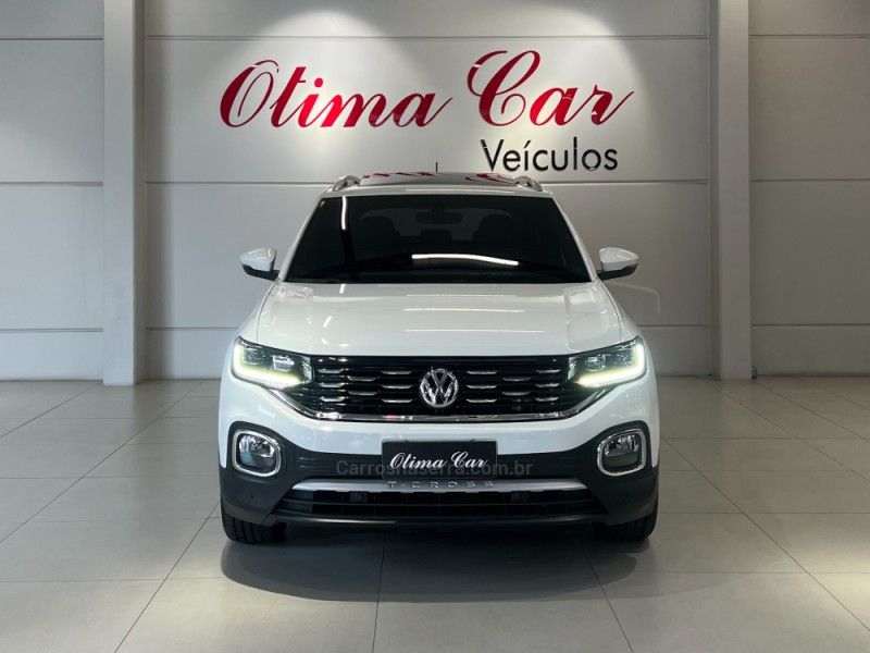 VOLKSWAGEN T-CROSS 1.4 HIGHLINE TSI 16V 2020/2021 ÓTIMA CAR FLORES DA CUNHA / Carros no Vale