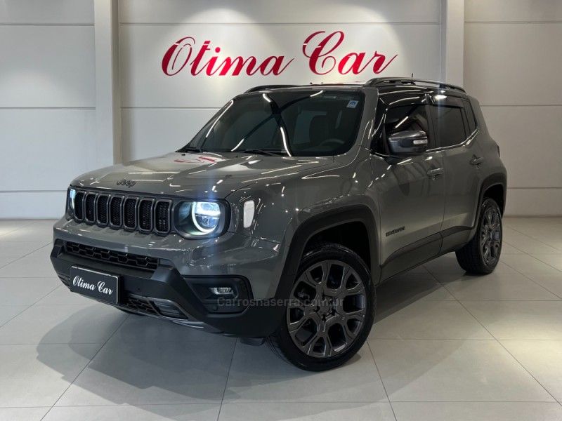 JEEP RENEGADE 1.3 S T270 16V TURBO 4×4 2022/2023 ÓTIMA CAR FLORES DA CUNHA / Carros no Vale
