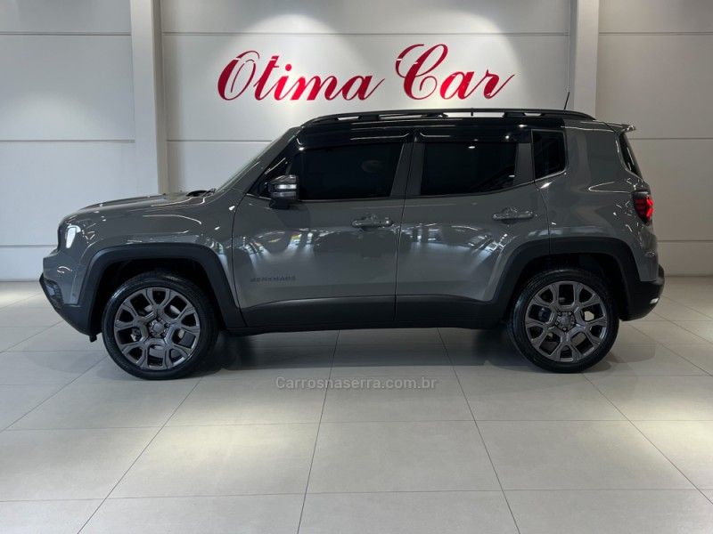 JEEP RENEGADE 1.3 S T270 16V TURBO 4×4 2022/2023 ÓTIMA CAR FLORES DA CUNHA / Carros no Vale