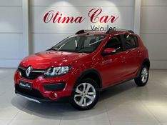 RENAULT SANDERO 1.6 STEPWAY EASY R 16V 2017/2018 ÓTIMA CAR FLORES DA CUNHA / Carros no Vale