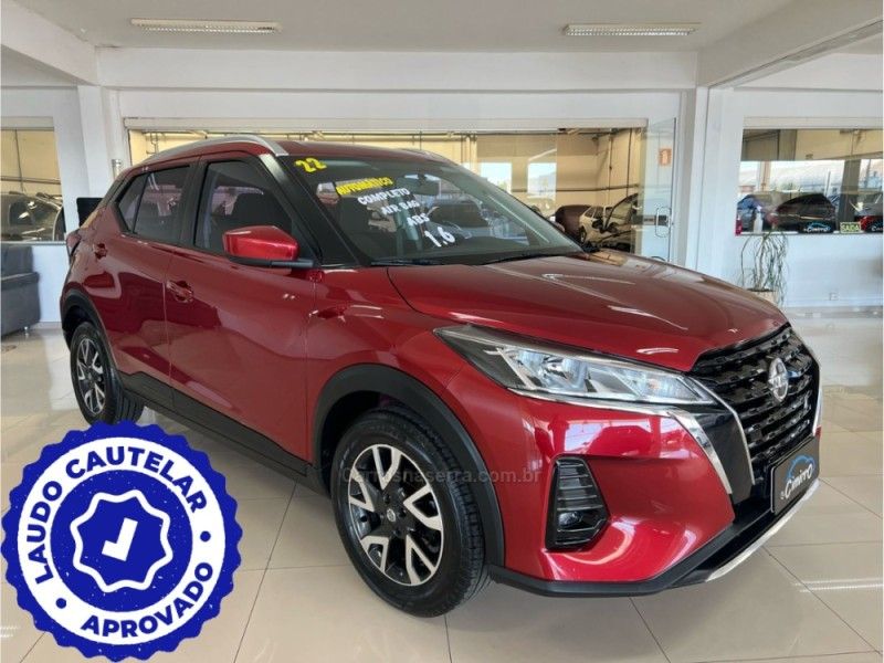 NISSAN KICKS 1.6 SENSE 16V 2021/2022 CIMIRRO AUTOMÓVEIS TAQUARA / Carros no Vale