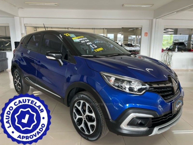 RENAULT CAPTUR 1.3 INTENSE TURBO 16V 2021/2022 CIMIRRO AUTOMÓVEIS TAQUARA / Carros no Vale