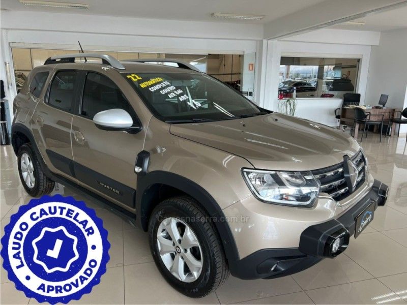 RENAULT DUSTER 1.6 INTENSE 16V 2021/2022 CIMIRRO AUTOMÓVEIS TAQUARA / Carros no Vale