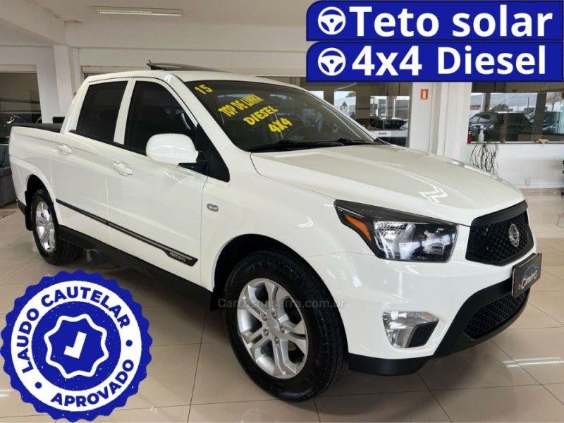 SSANGYONG ACTYON SPORTS 2.0 GLS 4X4 CD 16V TURBO INTERCOOLER 2013/2013 CIMIRRO AUTOMÓVEIS TAQUARA / Carros no Vale