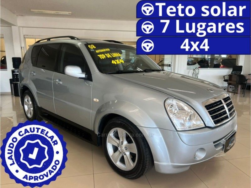 SSANGYONG REXTON 2.7 20V TURBO 2008/2008 CIMIRRO AUTOMÓVEIS TAQUARA / Carros no Vale