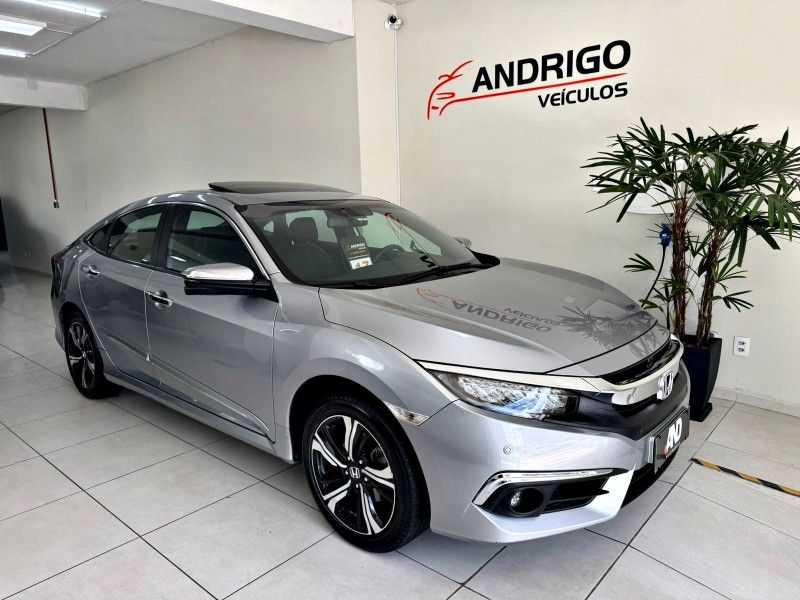 HONDA CIVIC 1.5 16V TOURING TURBO 2016/2017 ANDRIGO VEÍCULOS CAXIAS DO SUL / Carros no Vale