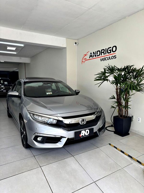 HONDA CIVIC 1.5 16V TOURING TURBO 2016/2017 ANDRIGO VEÍCULOS CAXIAS DO SUL / Carros no Vale